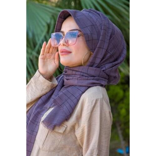 Muslim fashion women wrinkled hijab scarf soft solid head scarves turban shawls and wraps hijab femme musulman kopftuch