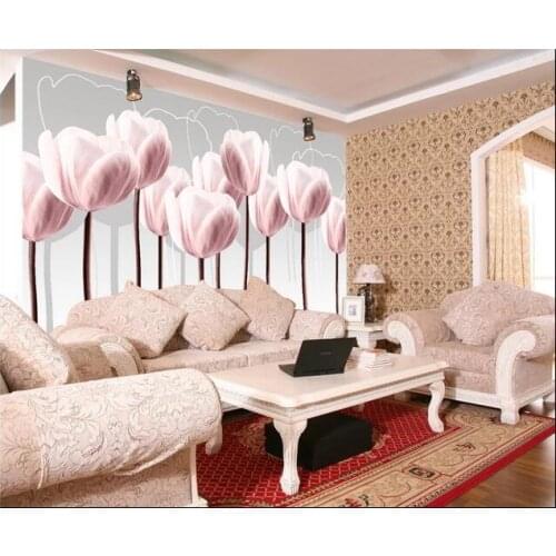 Wallpaper for walls 3 d flower Photo Mural for Living Room TV Background Murals Murales De Pared 3d Wallpaper Art Wall Decor