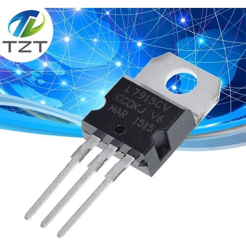 10PCS L7915CV TO220 L7915 TO-220 7915 LM7915 MC7915 7915CV new and original IC