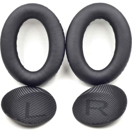 Replacement Ear Cushions Soft Protein Leather and Memory Foam Blue Ear Pads Compatible with Quiet Comfort 35 (QC35) and QuietCom