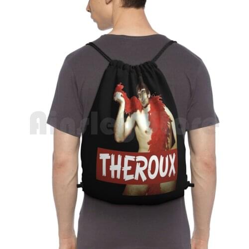 Louis Theroux Backpack Drawstring Bags Gym Bag Waterproof Weird Louis Theroux Louis Theroux Funny Documentary Young