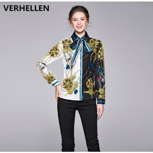 Женские рубашки в полоску VERHELLEN China At AliExpress