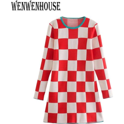 WENWENHOUSE Fashionable Knitted Dresses