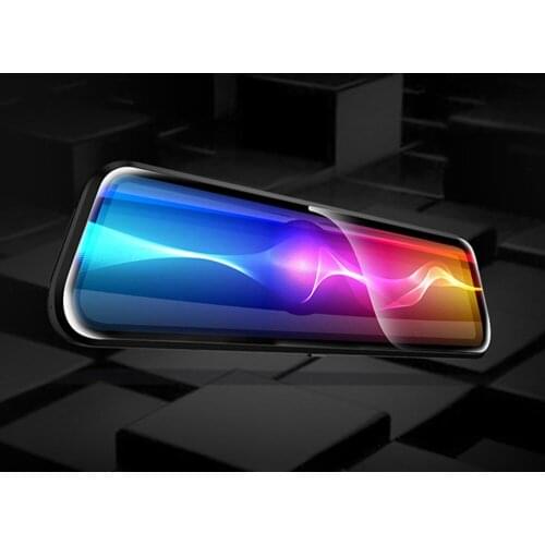 10 Inch Full Screen Dual Lens Car Rearview Mirror Driving Recorder Touch Screen High Definition Night Vision Car Driving Recorde