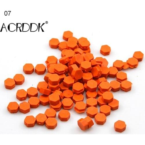 100pcs Octagon Sealing Wax Tablet Beads Wax Seal Bead for Wax Sealing Stamp FC