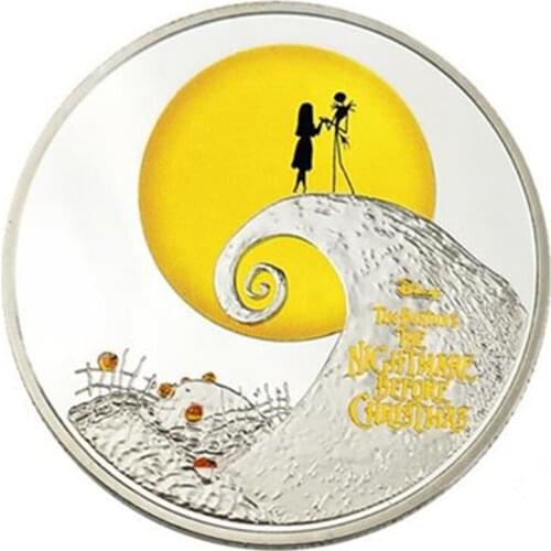 20 pcs Non magnetic The 2019 Lover honey heart coin christmas gift silver plated Elizabeth 40 mm souvenir decoration coin