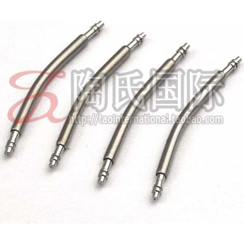 200pcs Stainless Steel Curved Spring Bar Pins Link for Watch Band 24mm