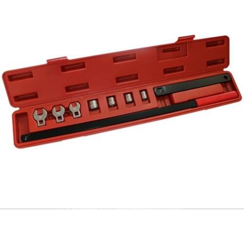 9PC Wrench Serpentine Belt Tension Tool Kit Automotive Repair Set Sockets