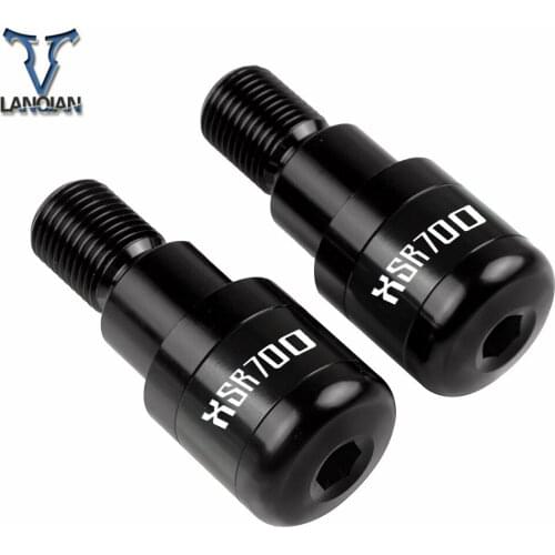 For YAMAHA XSR700 XSR 700 2016 Motocycle Accessories HandBar Ends Hand Bar Ends Motorbike handbar ends with XSR700 logo