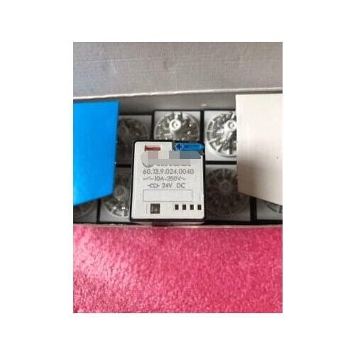 Free Shipping 2pcs/LOT 60.13.9.024.0040-24vdc-10a Brand new original Italian intermediate relay
