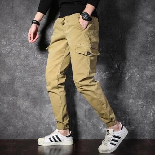 Mens Casual Cargo Pants 2021 New Hip Hop Male Jogger Trousers Fashion Streetwear Pants Cotton Comfortable Men Trendy Sweatpants