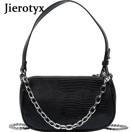 JIEROTYX Luxury Brand Designer Women Bag Chain Shoulder Strap Multifunctional Women Shoulder Bags Female Leather Crossbody Bag