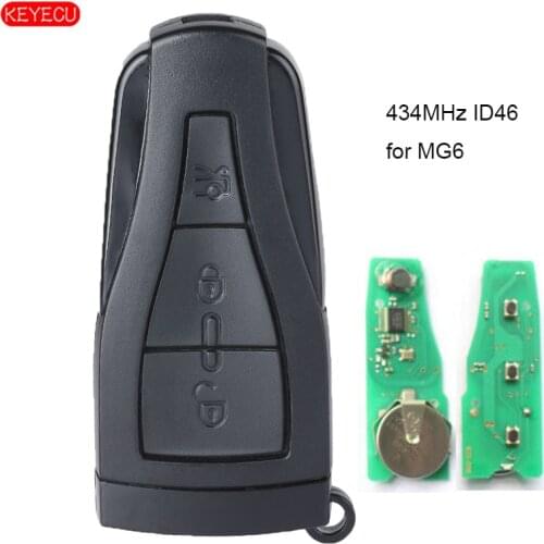 KEYECU Smart Remote Key Replacement Fob 3 Buttons 434MHz With ID46 for MG6
