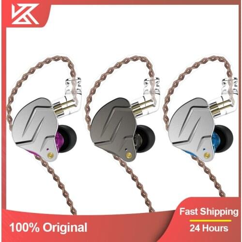KZ ZSN PRO 1BA DD en la oreja los auriculares hibrido auriculares de alta fidelidad de bajo ruido cancelacion de auriculares