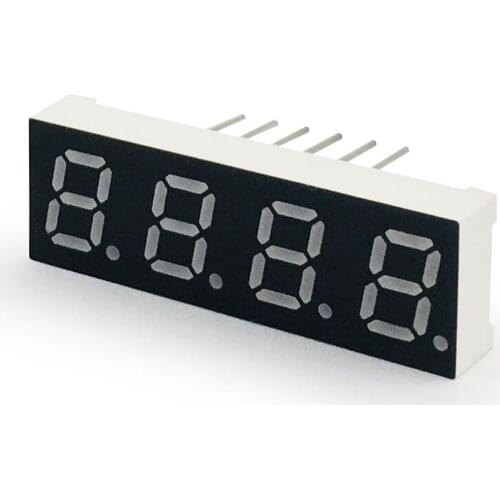 MCIGICM 10pcs 7 segment common Cathode 4 Bit digital Tube 0.28" 0.28in. Red LED Display 7 segmentos LED Digital tube