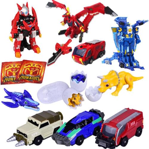 Mega Robot MONKARTS Animal Ball MECARS Deformation Turning Jumping Car Monster Spining Toy Transformation Boy Kids Gifts