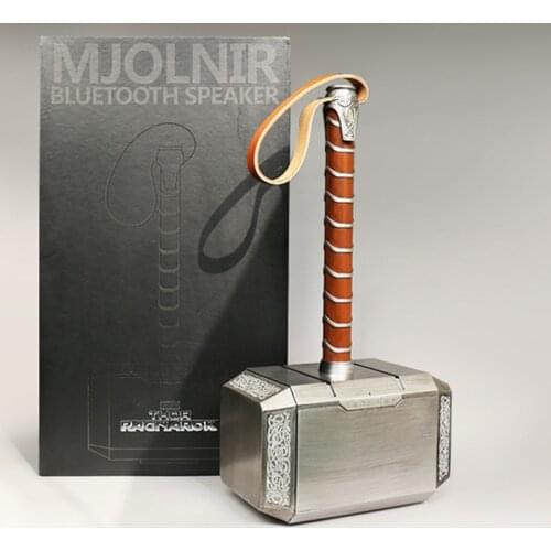 Hasbro Avengers Super Hero Thor Hammer Metal 1:1 Cosplay Props Voice Weapons Hammer Action Figure Desk Decoration Model Toy