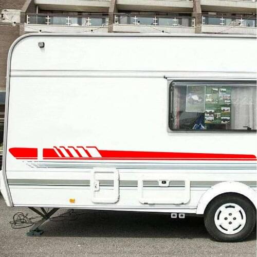 Cartoon RV decal Carbon Sticker Funny Car Sticker For Fuel Cap Ef For Window Car Body Decal Motorcycle Decorations