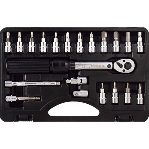 21 In 1 Torque Wrench Bits Set Bicycle Motorcycle Detection Repairings Combination Utility Tools Kit Home Household Bicycle Fix