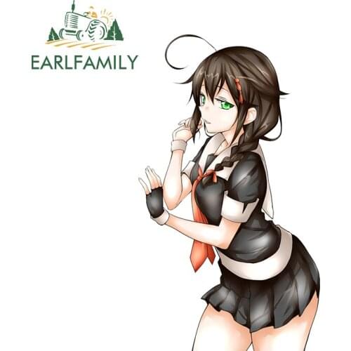 EARLFAMILY 13cm x 10.6cm for Kantai Collection Decal Scratch-proof Scratch-Proof Camper Motorcycle Snowboard Vinyl Car Stickers