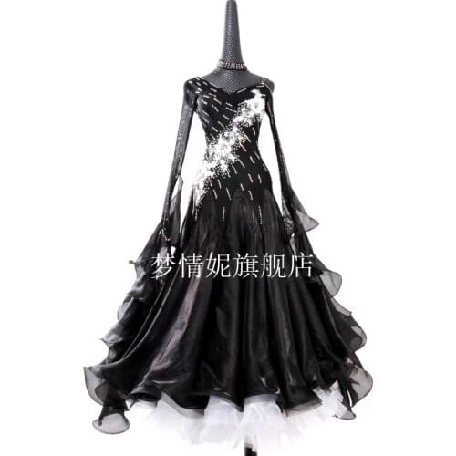 Customize New ballroom dance dress standard ballroom waltz dresses ballroom dance competition dresses custom made MD568