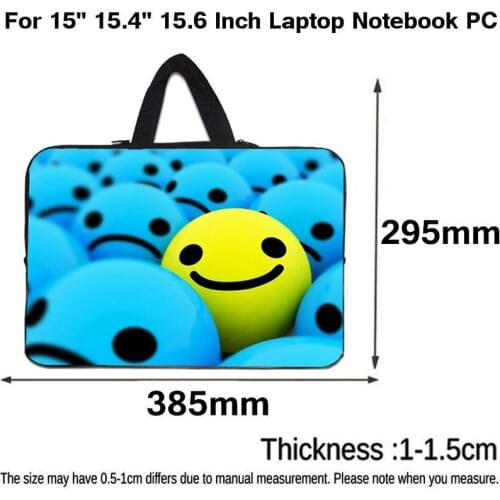 Nylon Sleeve Case For Huawei MateBook D15,Honor MagicBook 15,CHUWI LapBook Plus 15.6 Carrying Cover Bag Prints Briefcase Handbag