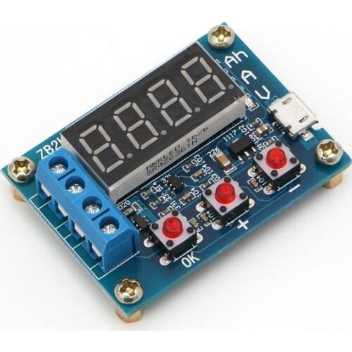 OOTDTY ZB2L3 Li-ion Lithium Lead-acid Battery Capacity Meter Discharge Tester Analyzer