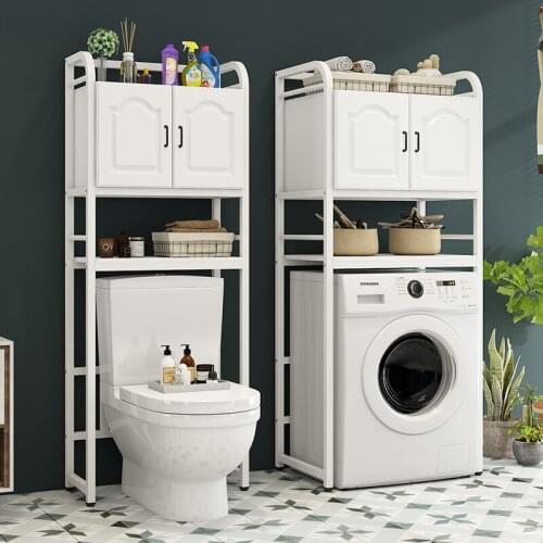 Bathroom Storage Shelves Floor Shelf Small Apartment Dormitory Storage Cabinet Balcony Bathroom Organizer Toilet Storage Racks