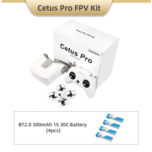 BETAFPV Cetus Racing Drone FPV Kit RTF Frsky D8 Lite Radio 2 SE Radio Transmitter 5.8G 14DBI VR02 FPV Goggles VTX 25mW 1S
