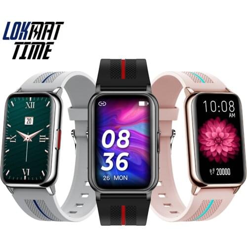 Lokmat Time Fashion Smart Watch 1.57 inch Screen Fitness Tracker Smartwatches Men Women Heart Rate Monitor for Drop Shipping