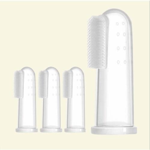 Super Soft Pet Finger Toothbrush Teddy Dog Brush Teeth Tool Dog Cat Cleaning Pet Beauty Accessories 1PCS Pet