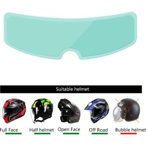 Universal Helmet Clear Anti-Fog Patch Film Motorcycle Helmet Lens Fog Resistant Films for Helmets
