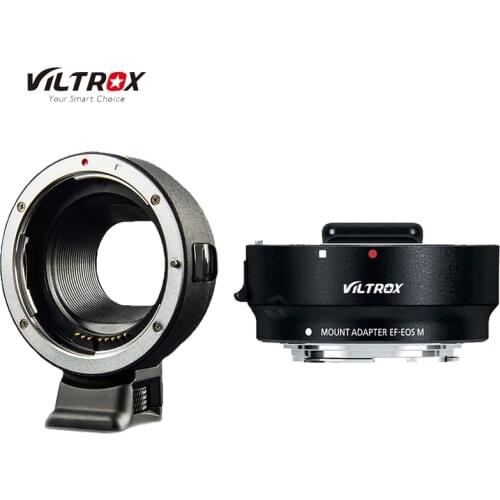Viltrox EF-EOSM Electronic Auto Focus Lens adapter for Canon EOS EF EF-S lens to EOS M EF-M M2 M3 M5 M6 M10 M50 M100 Camera