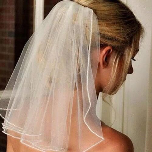 YXNLQKG Wedding Short Veils