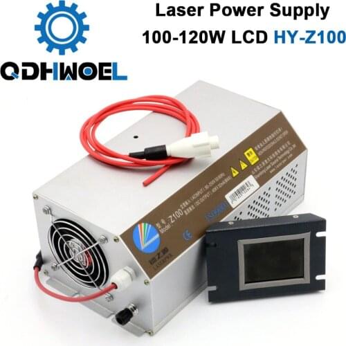 Z100 Intelligent Co2 Laser Power Supply 100W For 100-120W Co2 Laser Tube With LCD PFC function