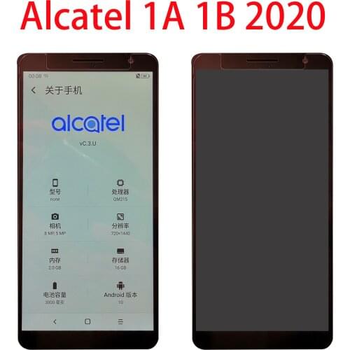 New For Alcatel 1A 1B 2020 5002F 5002S 5002L 5002J 5002D LCD Display Touch Screen Digitizer Assembly 100% Perfect Repair