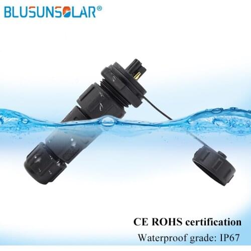 100 pair M16 2,3,4,5Pin 250V IP68 plug socket male and female waterproof connector automotive wire connector terminals