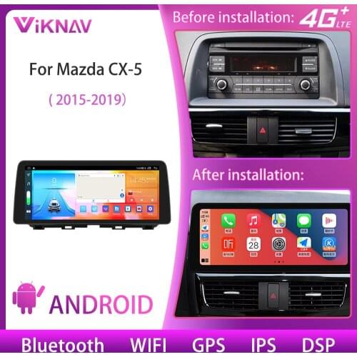 128GB Carplay Car Android 12.3 inch For Mazda CX-5 2015-2019 Radio Multimedia DVD player GPS Navigation Stereo Receiver 2 Din