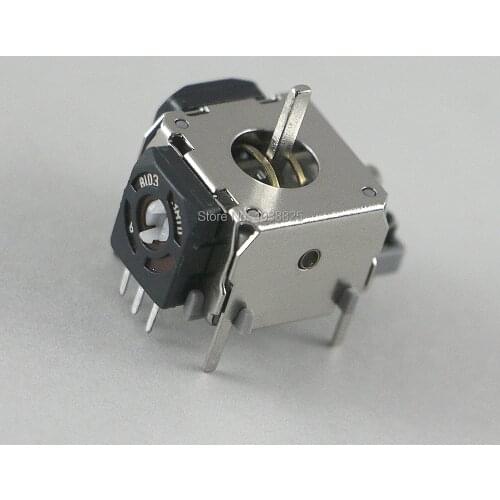 2pcs/lot For XBOX 360 3D Joysticks Metal Analog Sticks 3D Analog Joystick for PS2 Controller Repair part