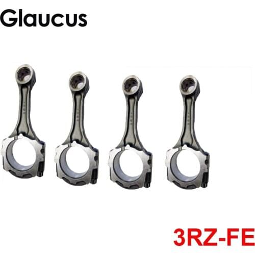 4pcs 3RZ 3RZFE engine connecting rod conrod for Toyota T100 TACOMA 4RUNNER HIACE COASTER HILUX LAND CRUISER DYNA 200 16V 2.7L