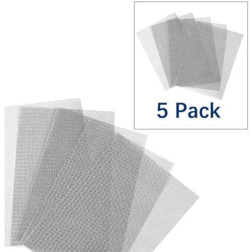 5pcs Steel Metal Screen Mesh Sheet Reusable Heat Insulation Anti-rust Shower Drain Filter Anti-Mosquito Mesh BBQ Net