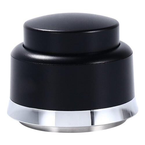 58mm 304 Stainless Steel Flat Base Distributor Press Powder Hammer Coffee Tamper for coffee Leveler Tool