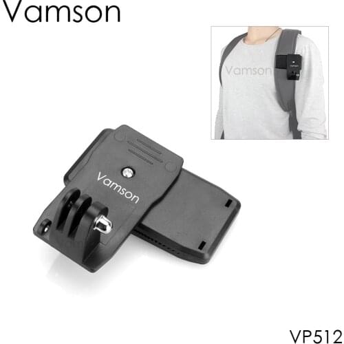 Vamson for Gopro Accessories for Go Pro Hero 7 6 5 4 360-Degree Rotation Clip for Xiaomi yi for SJCAM for SJ4000 VP512