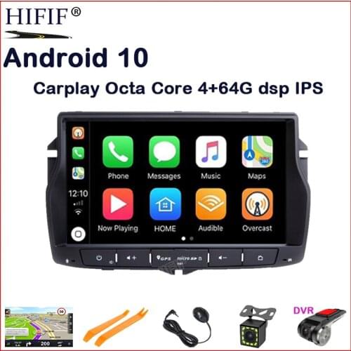 Russian menu free shipping PX5 4G RAM 1din car radio multimedia DVD player for Lada vesta Android 10 Octa core with wifi BT GPS