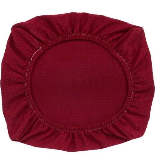 Dining Chair Seat Covers Upholstered Chair Seat Cushion Slipcover Red_M