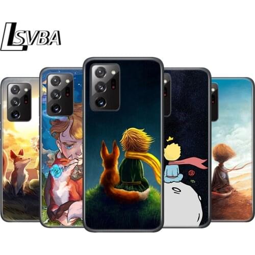 The Little Prince with fox For Samsung S20 FE Ultra Lite Plus A91 A72 A71 A52 A51 A41 A31 A21S A21 A11 A02S A01 Phone Case