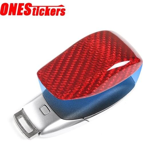 For Mercedes Benz A B C E G S GLE GLS GLB GLC CLS Class W177 W205 W213 W167 Real Carbon Fiber Car Key Rear Case Shell Trim Cover