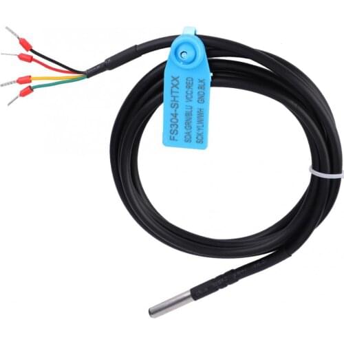 Soil Digital Temperature & Humidity Sensor Probe Waterproof Stainless Steel Case Humidity Monitoring Tool