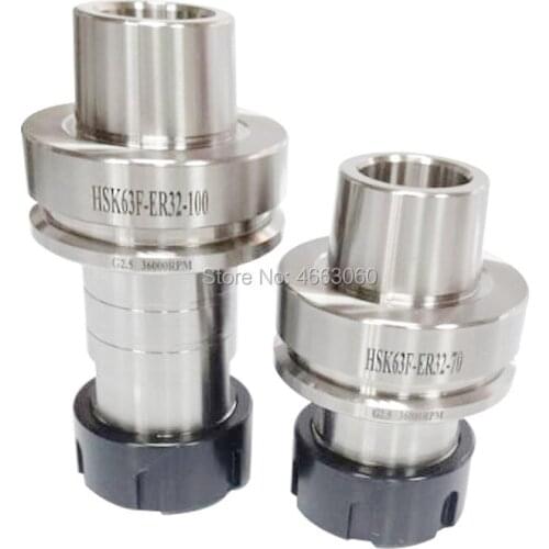 Free shipping HSK63F ER16/ER20/ER25/ ER32/ ER40 collet chuck tool holder for cnc wood working