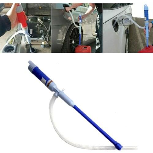 Electric Liquid Fuel Syphon Pump Automatic Transfer Gas Oil Water Battery Supply 270E